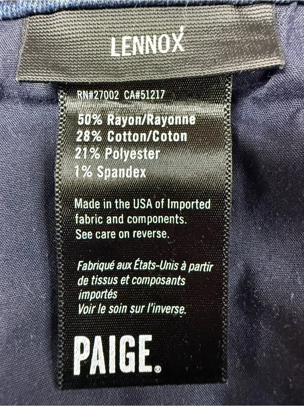 PAIGE Lennox Men’s Slim Fit Stretch Jeans Size 33